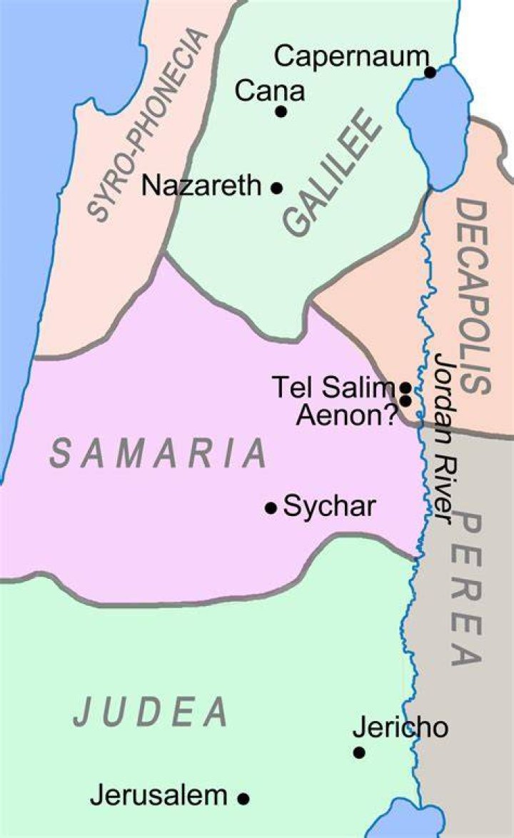 Jerusalem Judea Samaria And The Ends Of The Earth Map Map