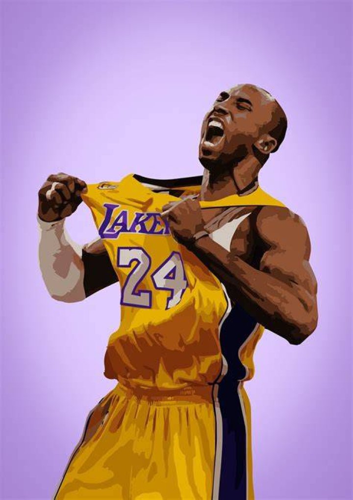 Kobe Bryant Poster Lakers Poster NBA Poster Gift for Men Etsy Kobe