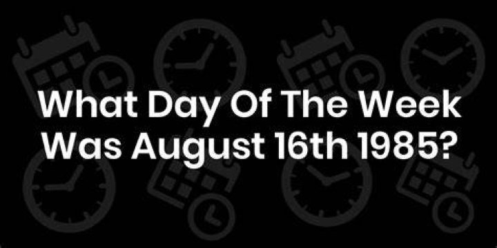 The Legacy Of August 2nd, 1985: A Day That Shaped History